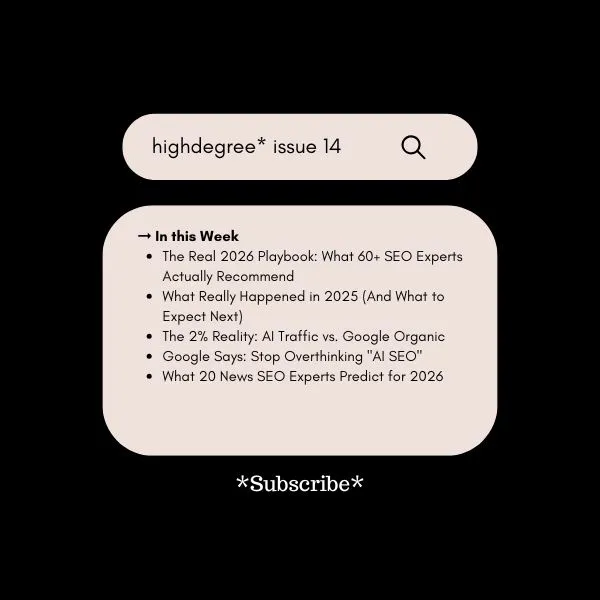 AI Search is Here, But Your SEO Basics Still Matter Most, What Happened SEO in 2025 & SEO Prediction 2026